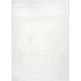 thumbnail image 1 of Nuloom OZAS01A-508 Shaggy Clouds Rug, Snow White - 5 ft. 3 in. x 7 ft. 6 in., 1 of 1