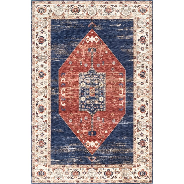 Nuloom Polyester 9' X 12' Rectangle Area Rugs In Rust Finish 200STCV10A-9012