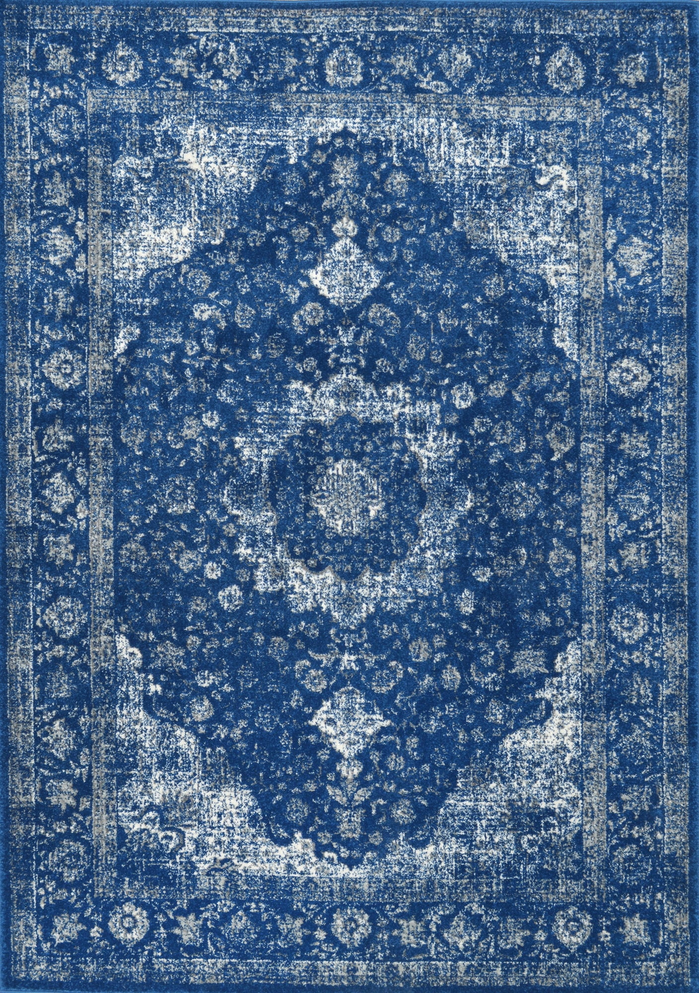 Nuloom Polypropylene 9' X 12' Rectangle Area Rugs In Dark Blue