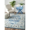 thumbnail image 1 of Nuloom RZBD12A-53079 Machine Made Tameika Rug, Aqua - 5 ft. 3 in. x 7 ft. 9 in., 1 of 1