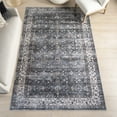 thumbnail image 1 of nuLOOM Rania SplashGuard Medallion Machine Washable Area Rug, 5' x 8', Rania Grey, 1 of 11