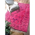 thumbnail image 1 of Nuloom SPRE31A-2608 Hand Tufted Kimberly Overdyed Style Rug, Pink - 2 ft. 6 in. x 8 ft., 1 of 1
