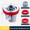 NumWeiTong Bathroom Sink Drain Cover,Odor-proof Floor Drains Magnetic ...