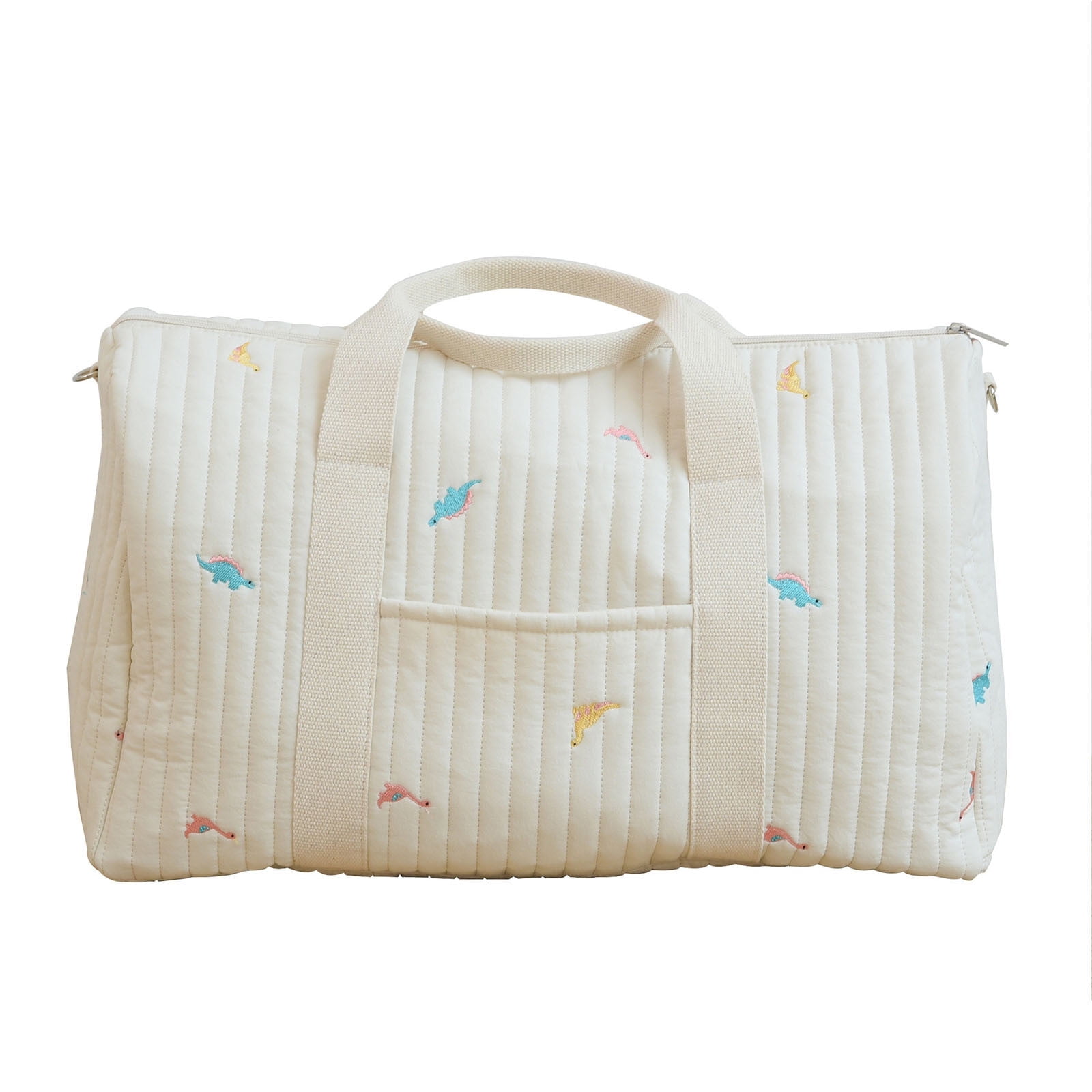 NumWeiTong Lushandy Large Diaper Bag Tote, Cute Diaper Bag Puffer Travel Diaper Bag with Long Stap Maternity Hospital Bag Nurse Bag,1pc