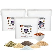 Numanna Defender Pack with Meat Bucket 648 Servings | 3-Month Emergency Food Supply with Protein | Easy-to-Prepare Survival Meals for Prepping, Camping & Daily Use | 25+ Year Shelf Life | Made in USA