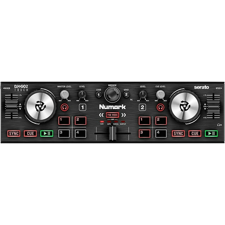 Numark DJ2GO2 Touch DJ Controller with Full Serato Integration