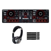 Numark MixTrack Go Portable 2-Deck DJ Controller w/Stems with Headphones Package