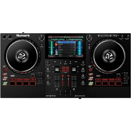 Numark Mixstream Pro + Standalone Streaming DJ Controller, Black