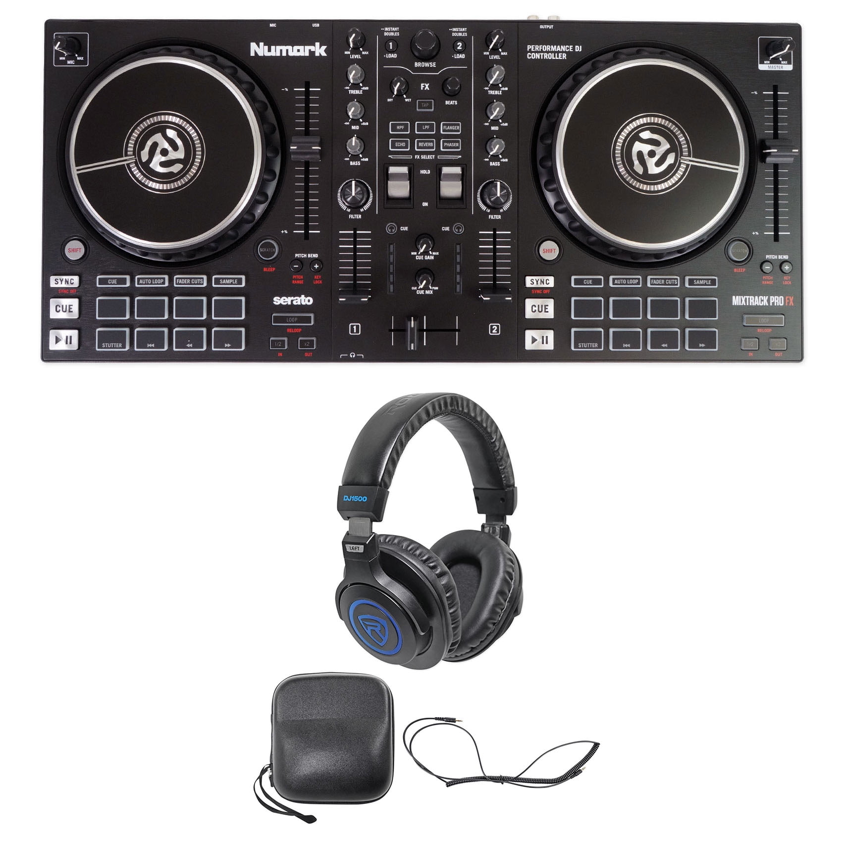 DJ機材 Numark Performance DJ Controller Amazon.com: DJ Controller Bundle - DJ Set with 4 Decks, DJ
