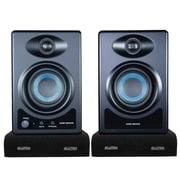 Numark N-Wave 360 Powered Desktop DJ Monitor Speakers with Isolator Pads