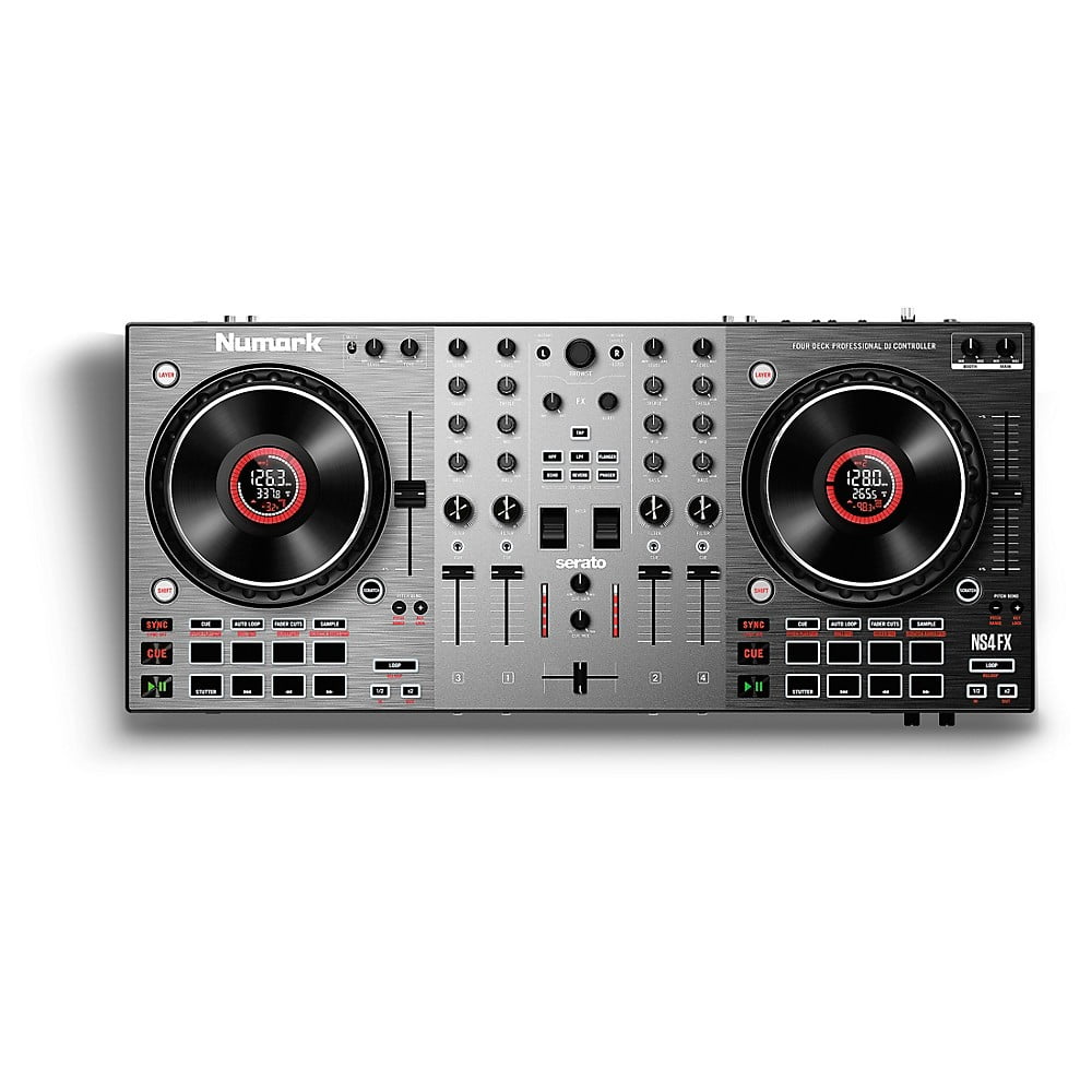 Numark NS4FX 4-Channel DJ Controller - Audio Music Mixer System