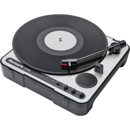 Numark PT01USB | Portable Vinyl-Archiving Turntable for 33 1/3, 45, & 78 RPM Records