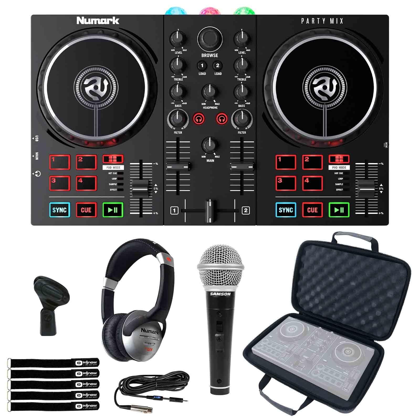 【Jun】NUMARK Party Mix Ⅱ Numark Party Mix II DJ Controller with Built-In Light Show