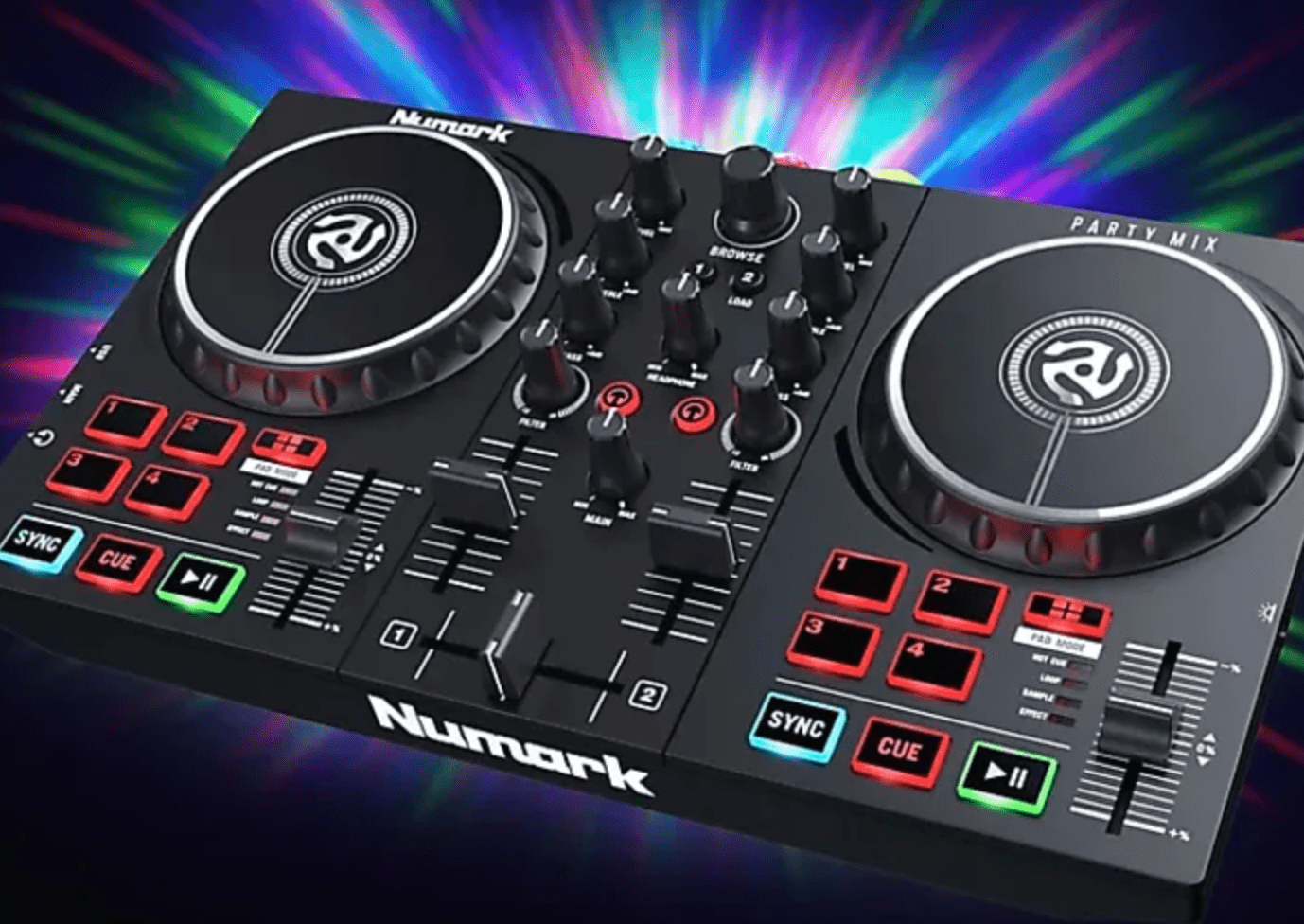 Numark TT-200 ダイレクトドライブ Vestaxスリップマット付き