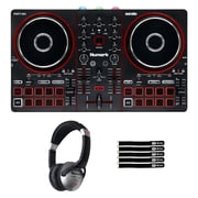 Numark Party Mix III DJ Controller w/Built-In Light Show with Headphones Package