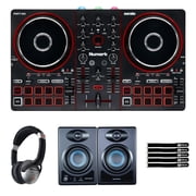 Numark Party Mix III DJ Controller with Monitors & Headphones Package