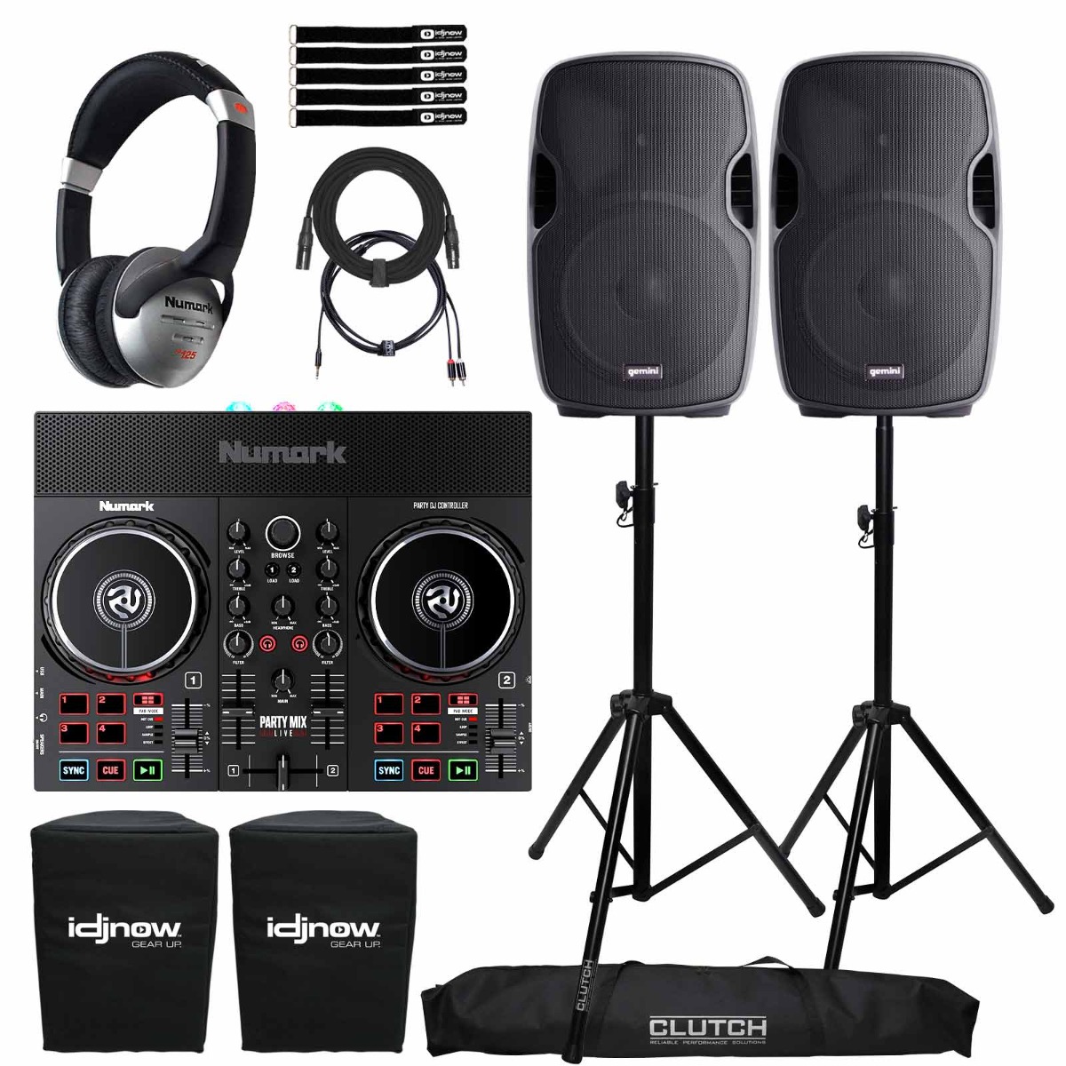 Numark Party Mix Live Built-In Light Show and Speakers DJ Controller ...