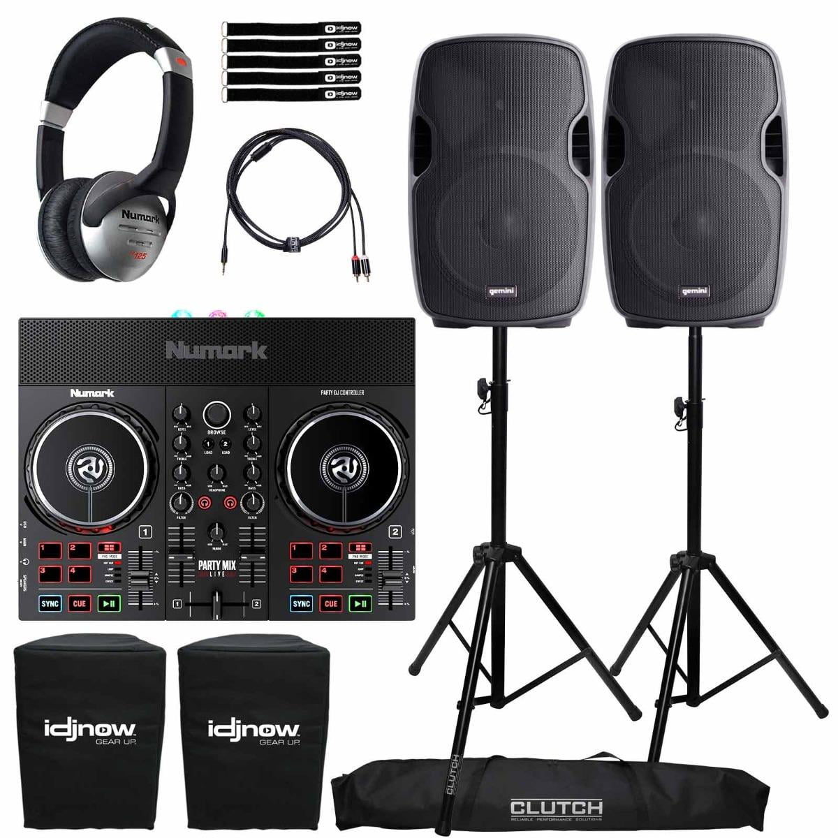 Numark Party Mix Live BuiltIn Light Show and Speakers DJ Controller