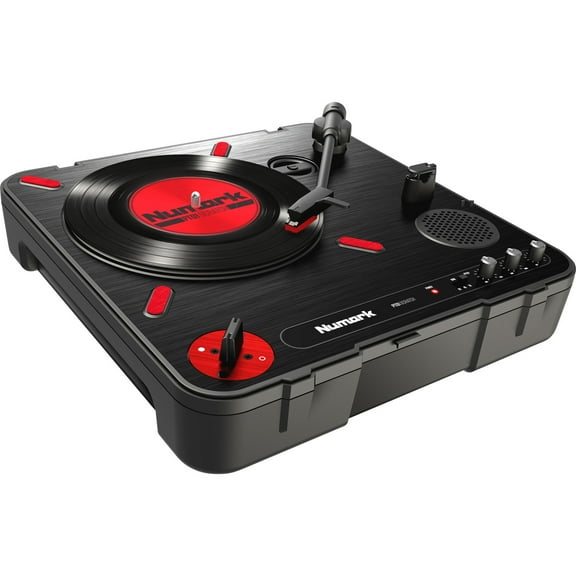 Numark Portable AC or Battery Powered Turntable w/ Adjustable DJ Scratch Switch