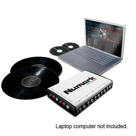 Numark Virtual Vinyl Version 4 DJ Software (with USB Audio Interface and Records/CDs)