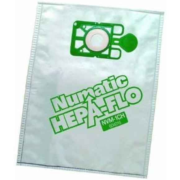 Numatic Genuine NVM-1CH HepaFlo' for The Henry HVR200A, The Hetty HET200A, The  JVP180, and The Henry Micro HVR200M Vacuum Cleaners (10-Bags Per Pack)