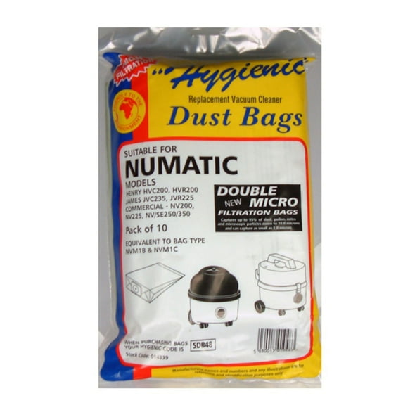 Numatic Vacuum Cleaner Bag (Pack of 10)