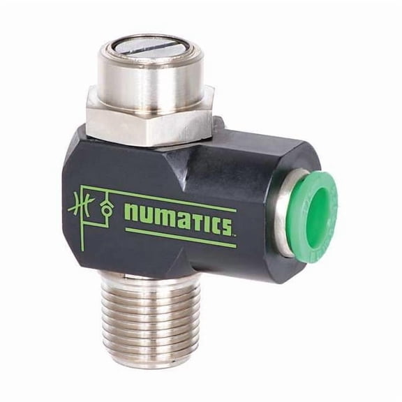 Numatics Flow Control Valve,1/2" NPT,3/8" PTC 4FPRN12