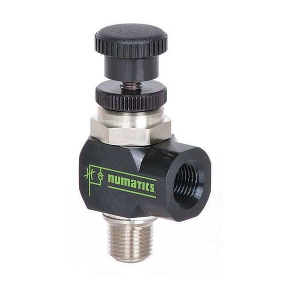 Numatics Flow Control Valve, Knob, 175 psi 2FCTN