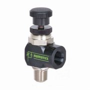 Numatics Flow Control Valve, Knob, 175 psi 1FCTN