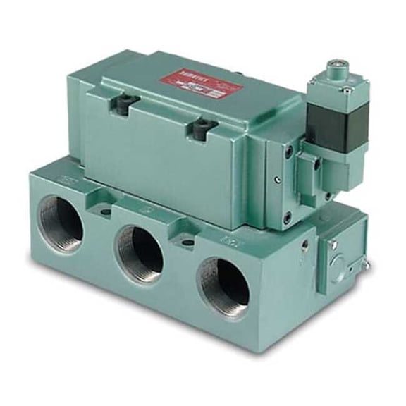 Numatics Solenoid Air Con Valve,Four-Way,150 psi 554BA400MT00061