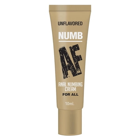 Numb AF Anal Numbing Cream, Unflavored, 10 ml - Travel Size