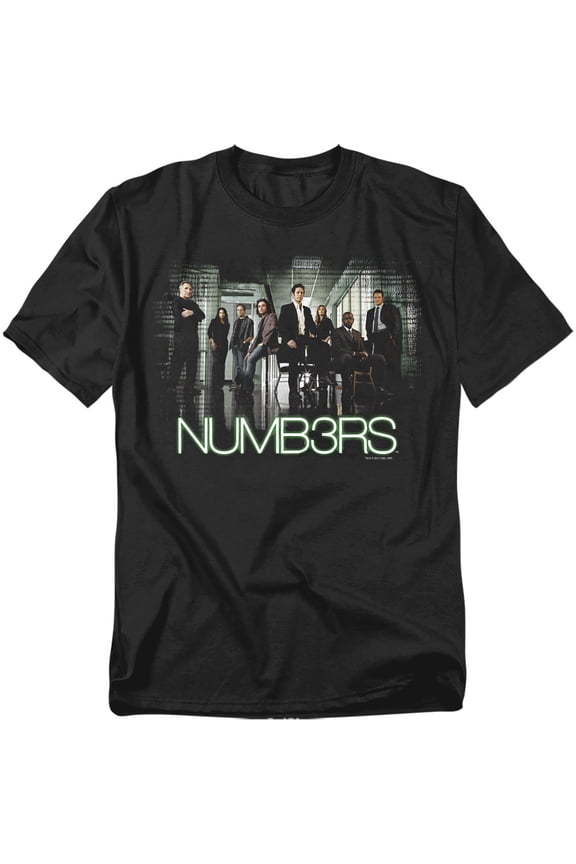 Men's Numbers Cast T-shirt Large Black