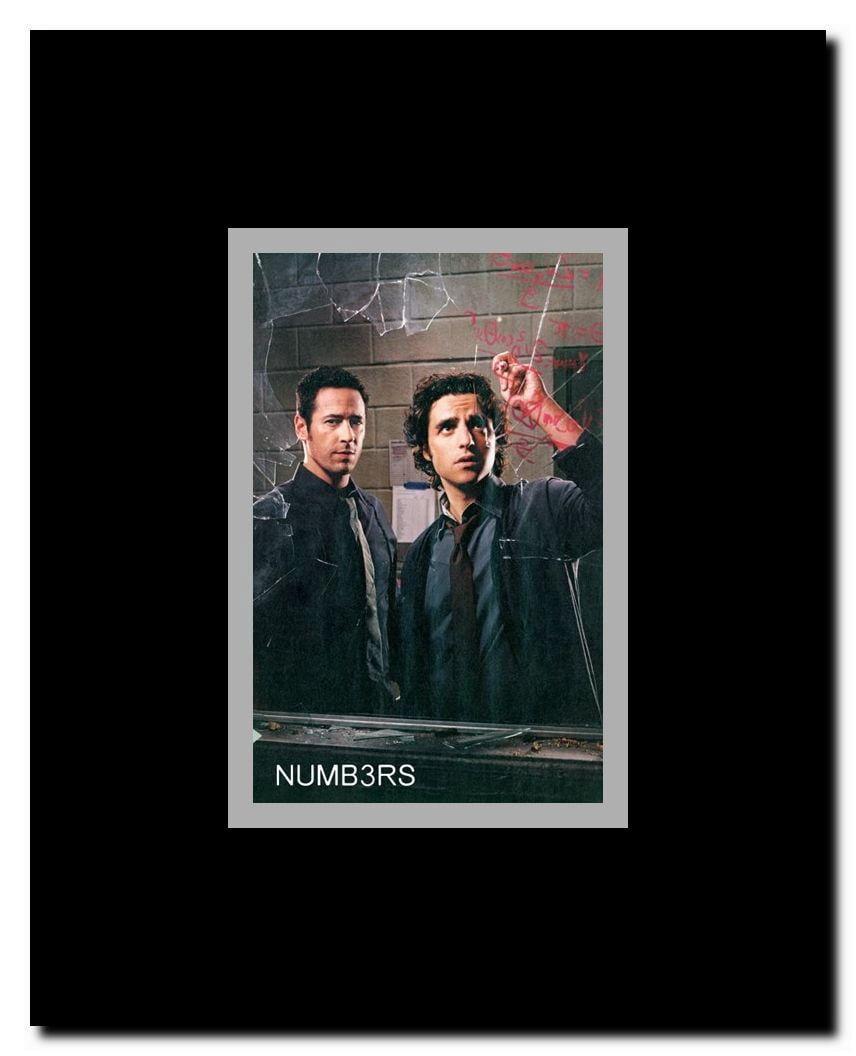 Numb3rs Framed Movie Poster