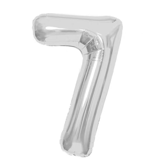 Number 0-9 Balloons 40 Inch Silver Number Balloons for Numbers Balloon Birthday Decorations Wedding Event Baby Shower For Birthday Photography