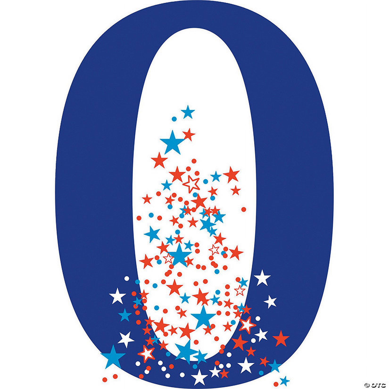 Number 0 Cardboard StandUp