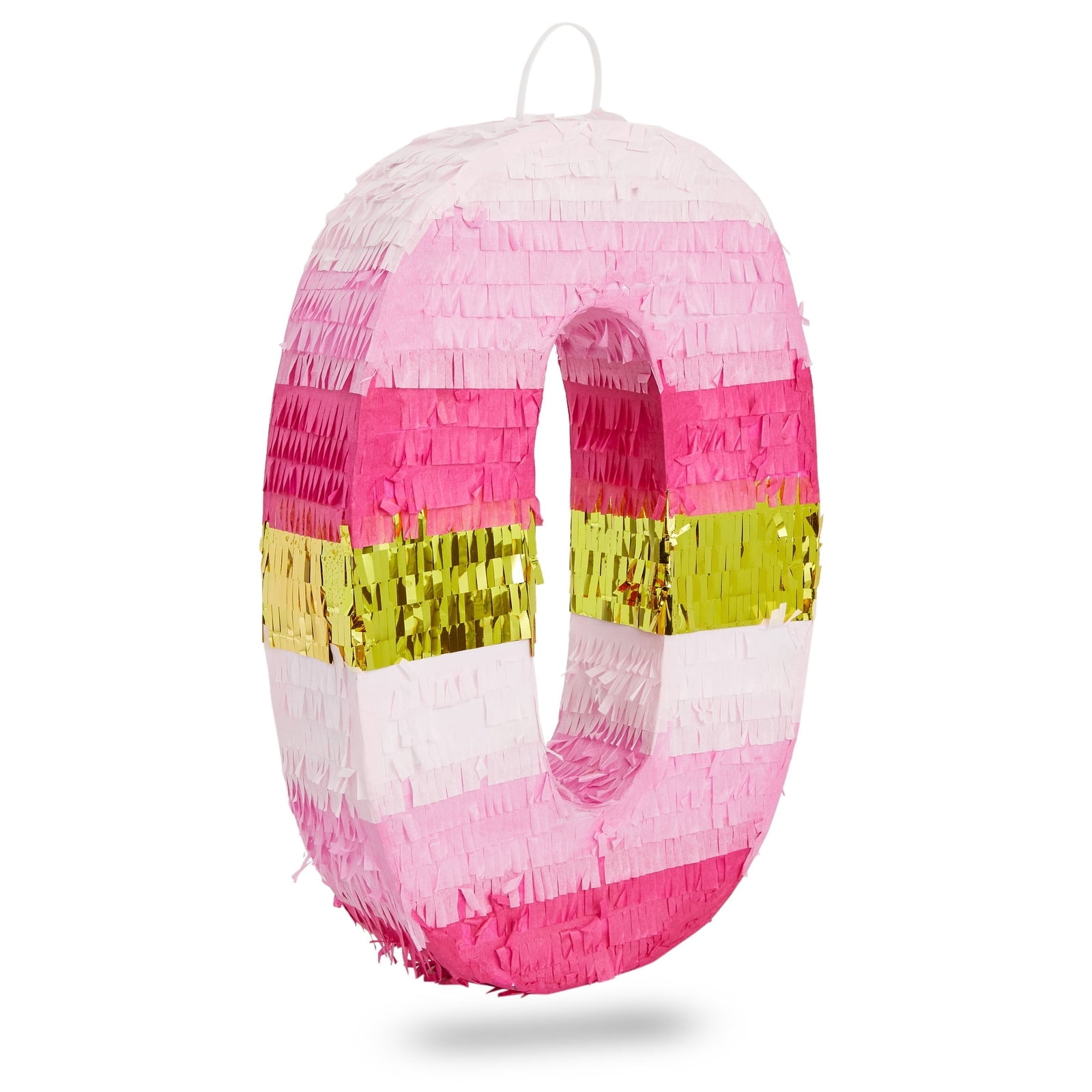 Number 0 Pinata, Pink and Gold for Girls 10th Birthday Party ...