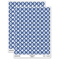 thumbnail image 1 of Number 0 Zero Fun Bold Font 200+ Round Stickers - Dark Blue - Gloss Finish - 0.50" Size, 1 of 3