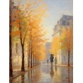 Number 02 City Rain Poster, Angelita Hawke, 14 X Ii, Travel Inspired ...