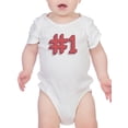 thumbnail image 1 of Number 1 Bodysuit Infant -Smartprints Designs,  12 Months, 1 of 4