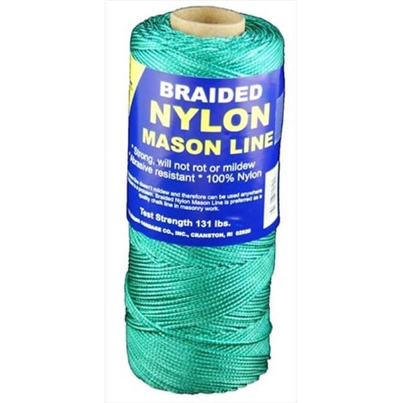 Number 1 Braided Nylon Mason Line - Green - 250 ft.