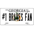 thumbnail image 1 of Number 1 Braves Fan License Plate, 1 of 3
