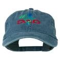 thumbnail image 1 of Number 1 Dad with Necktie Embroidered Washed Cap - Navy OSFM, 1 of 5