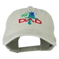 thumbnail image 1 of Number 1 Dad with Necktie Embroidered Washed Cap - Stone Grey OSFM, 1 of 5