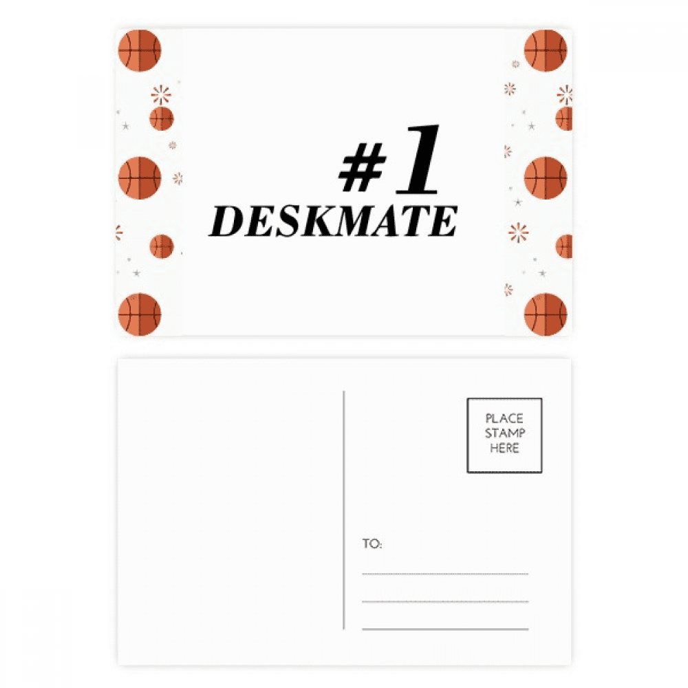 Number.1 Deskmate Graduation Season Basketball Postcard Set Thanks Card Mailing Side 20pcs
