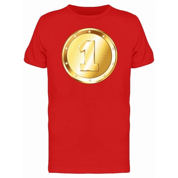 Number 1 Gold Coin Tee Men's -Image by Shutterstock