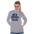 thumbnail image 1 of Number 1 Greatest Mom in the World Women Plus Size Long Sleeve Graphic Tee Brisco Brands 2X, 1 of 5