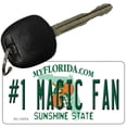 thumbnail image 1 of Number 1 Magic Fan Novelty Metal Key Chain KC-13374 3" x 1.5" Key Chain (KC), 1 of 1