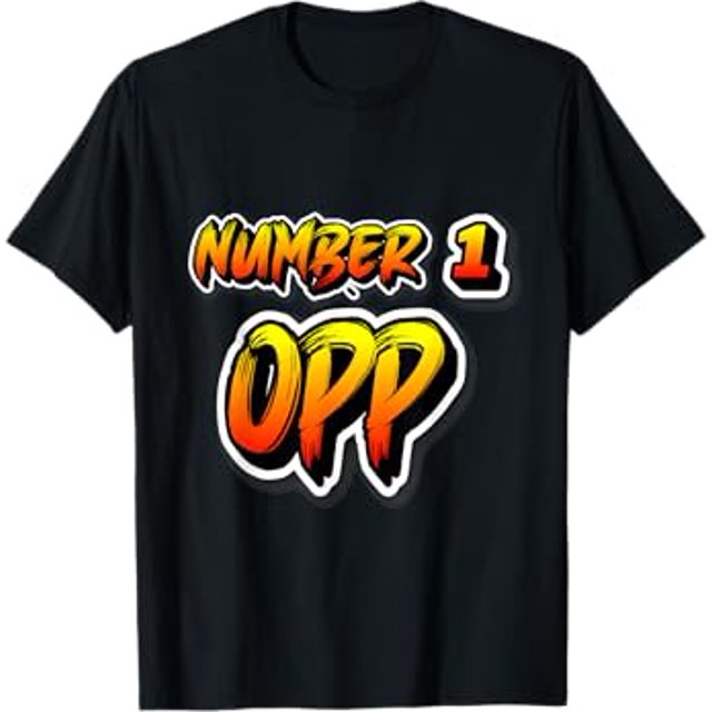Number 1 Opp Slang Word TShirt