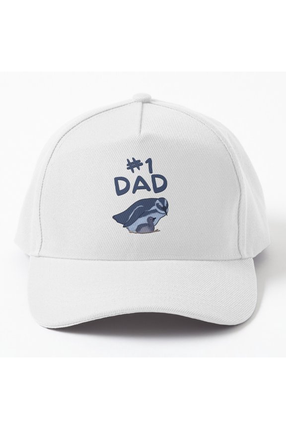 Number 1 Penguin Dad Baseball Hat, Animal Father Family Graphic Design, Classic Cap
