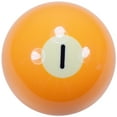 Number 1 Pool Ball - Regulation Size 2 1/4 Inch Billiards Pool Balls